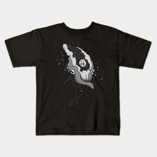 Cosmic Squid B&W Kids T-Shirt